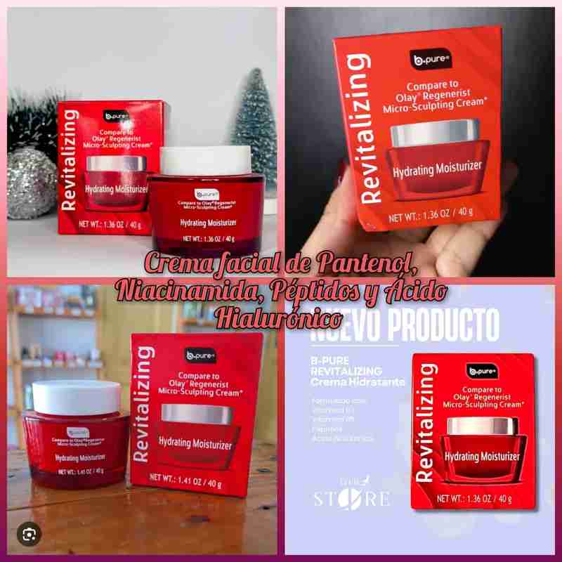 Crema Revitalizante de B3, Péptidos y HA