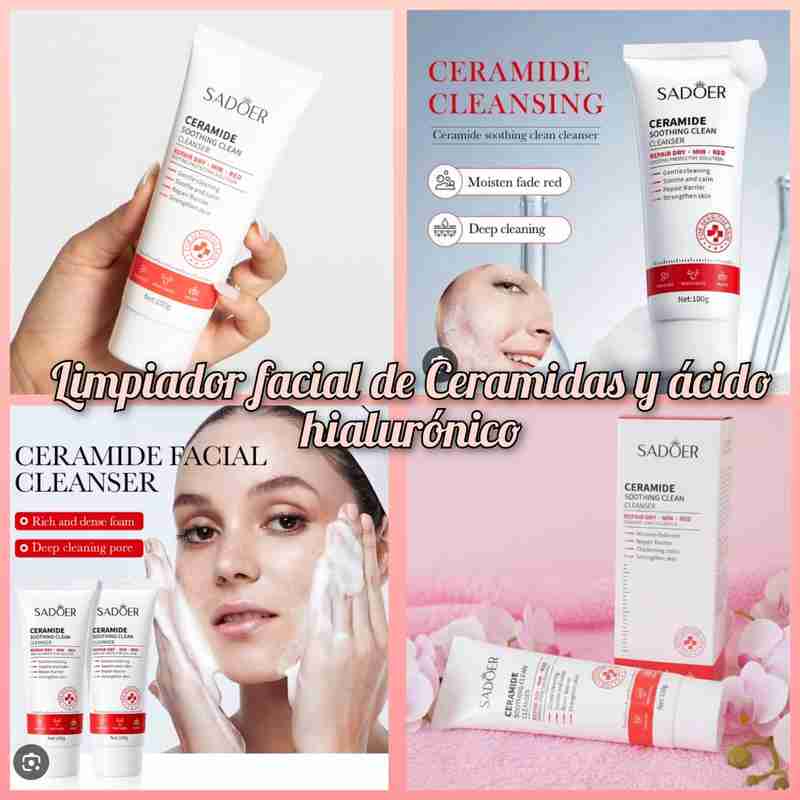 Limpiador facial de Ceramidas y HA 100g