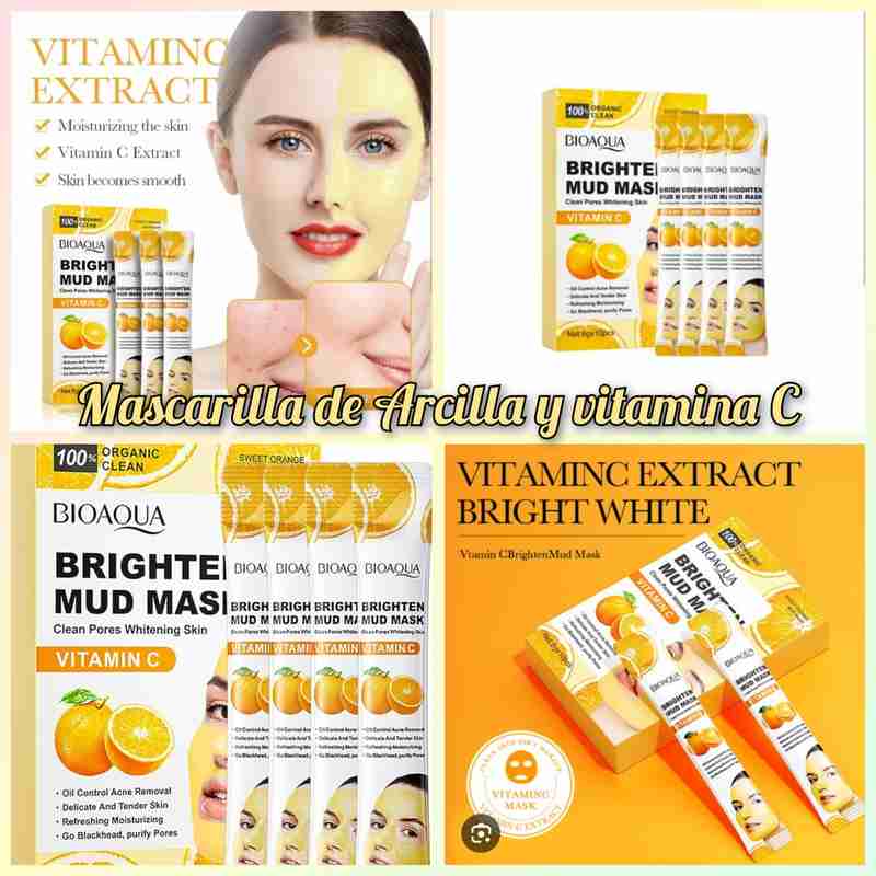 Mascarilla de Arcilla y Vitamina C